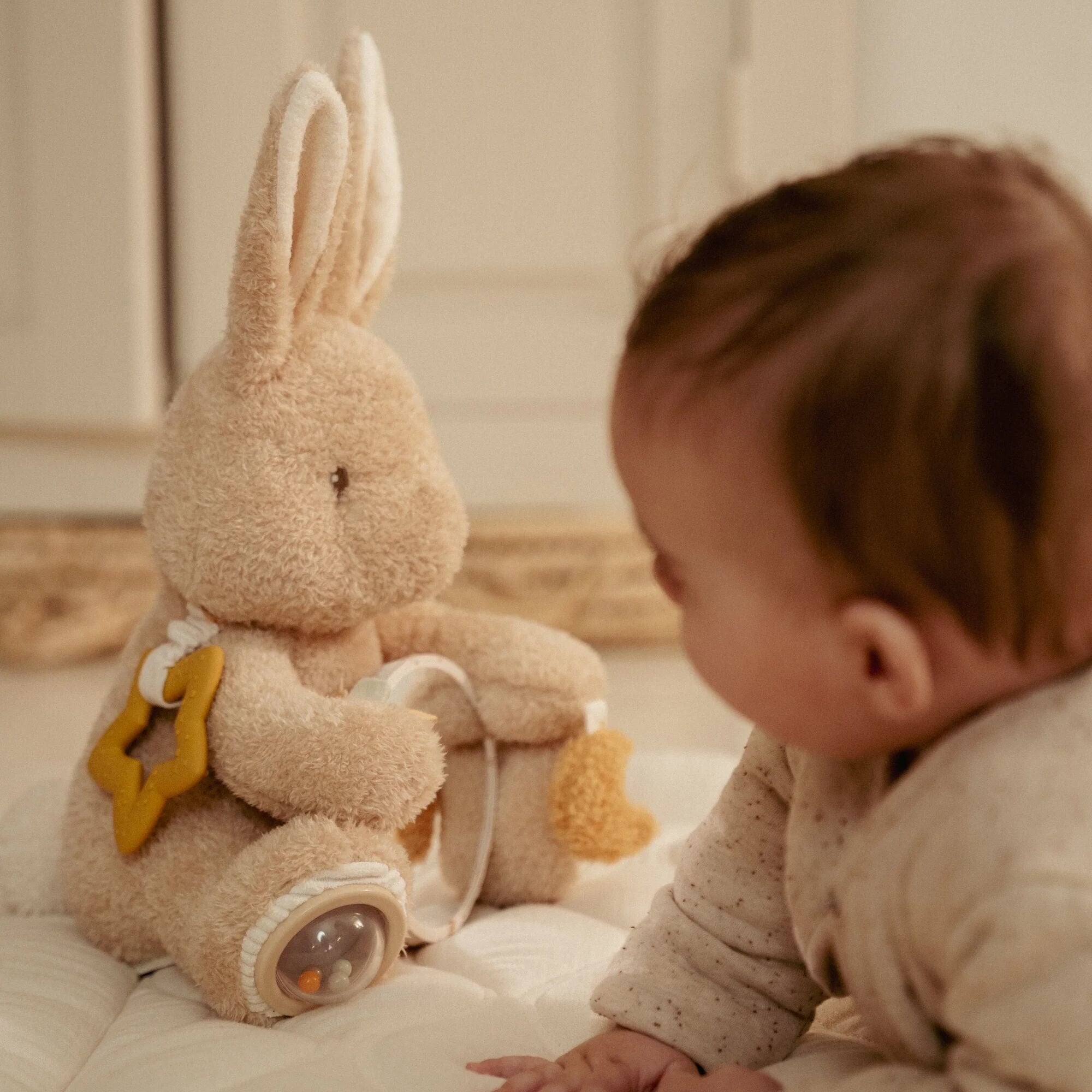 Activity Cuddle Rabbit - Sand - Baby Bunny  Activity Cuddle Rabbit - Sand - Baby Bunny