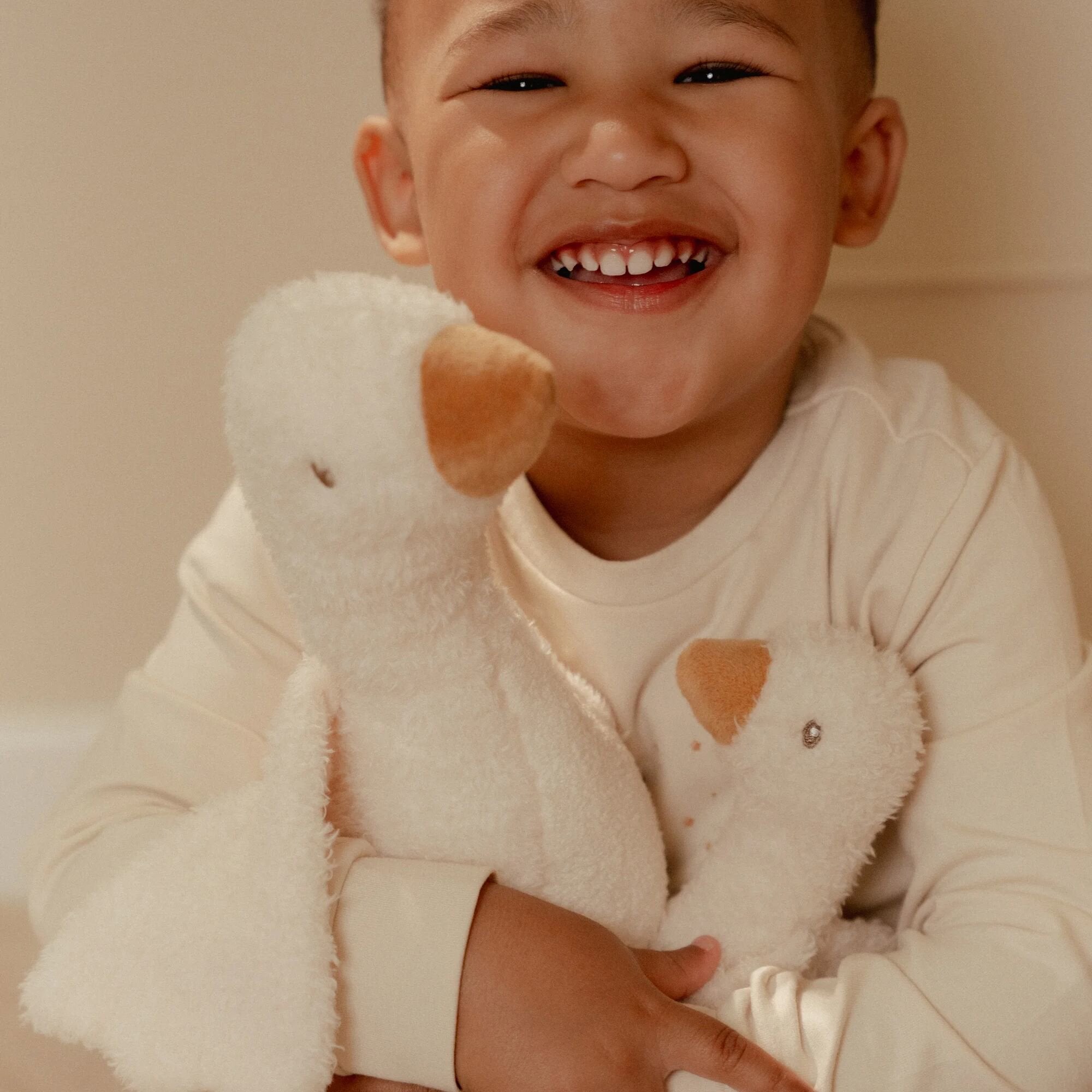 Knuffel Gans 25 cm - Wit - Little Goose Knuffel Gans 25 cm - Wit - Little Goose