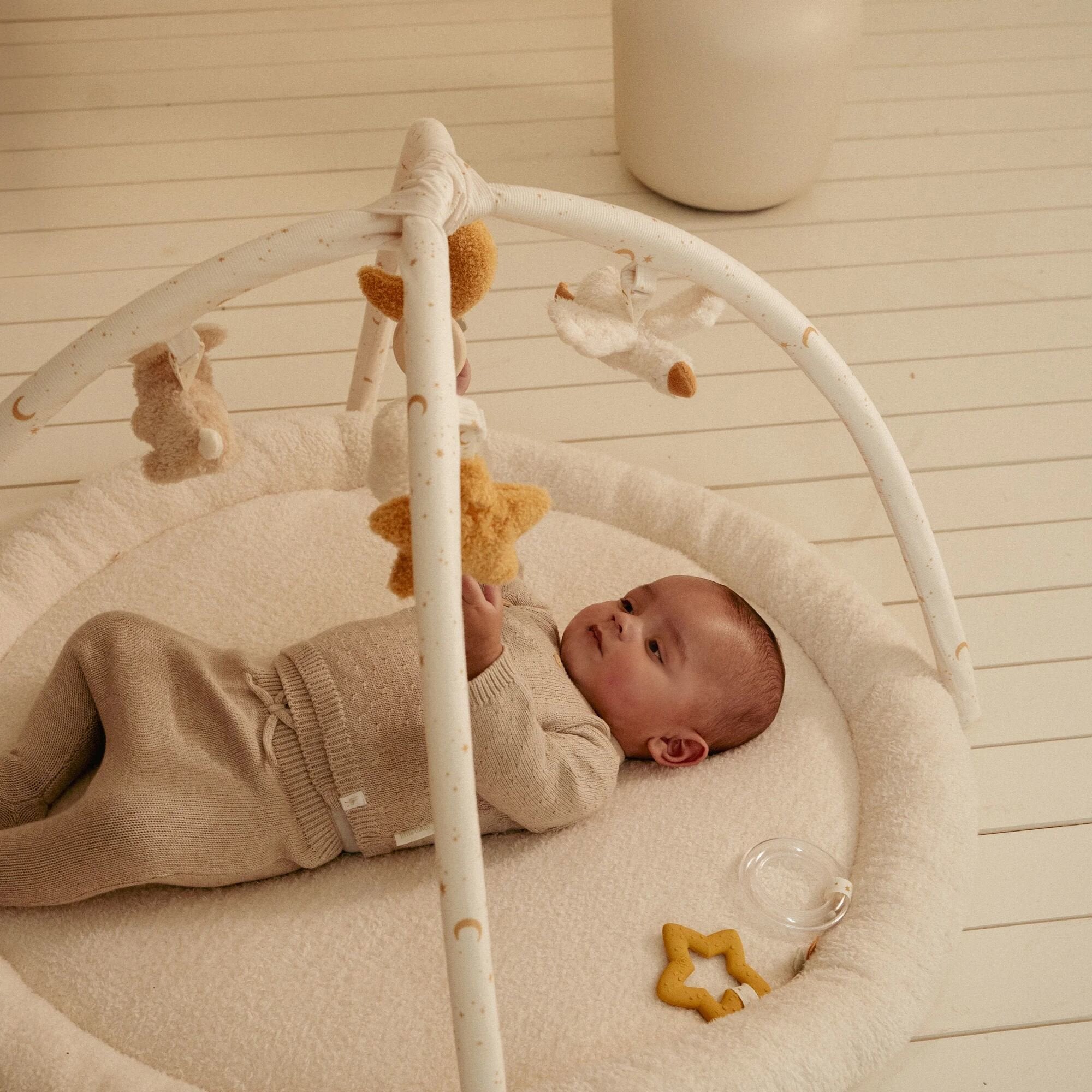 Activity play mat - White - Newborn Naturals  Activity play mat - White - Newborn Naturals