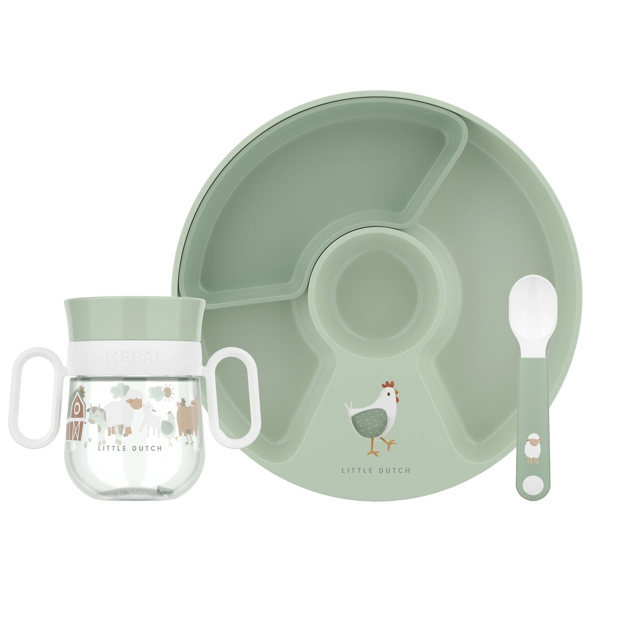 Set Babygeschirr 3-teilig Little Farm