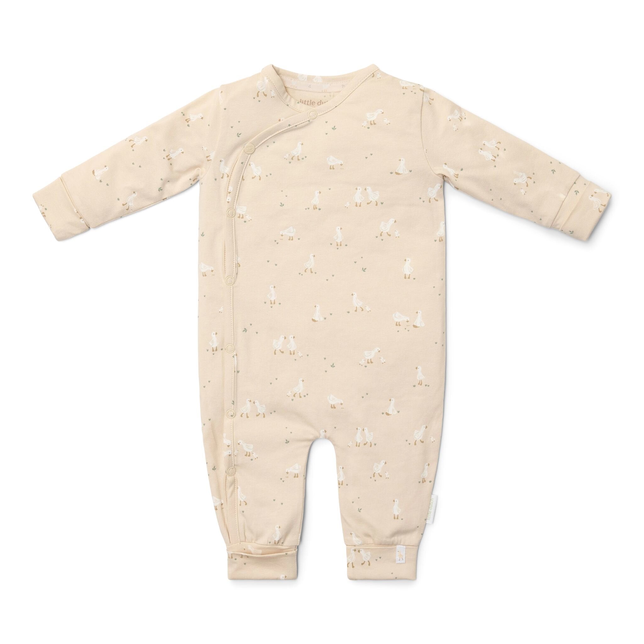 Romper - Beige - Newborn Naturals - Little Goose  Romper - Beige - Newborn Naturals - Little Goose