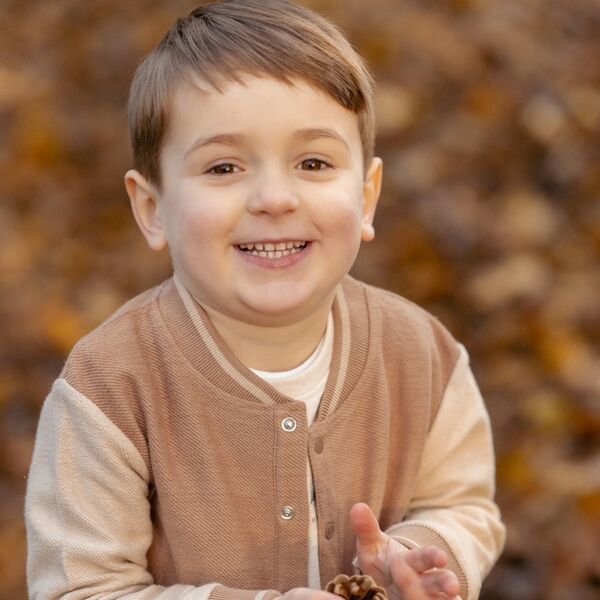 Gilet tricoté - Marron - Forest Friends  gebreid-vest-bruin-forest-friends