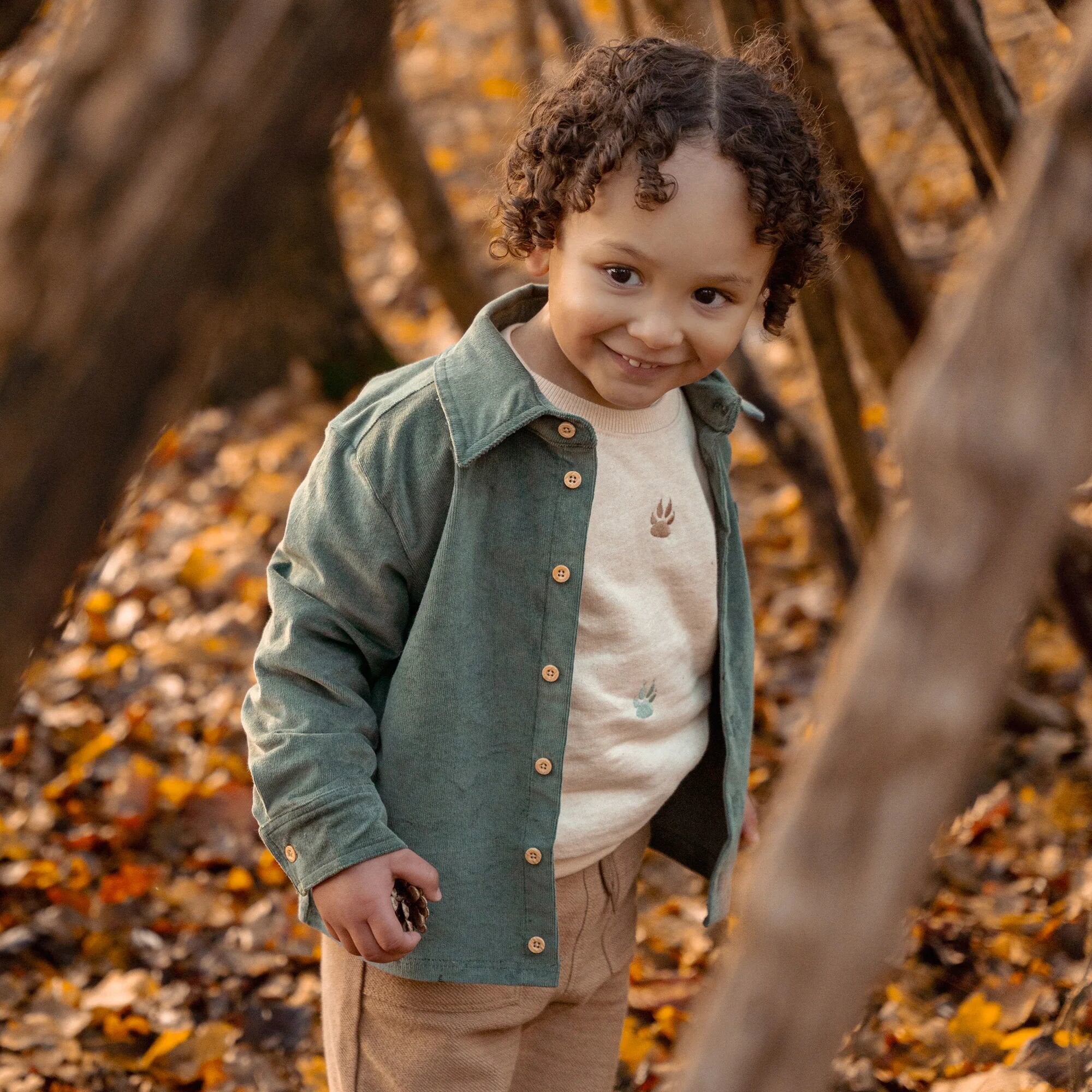 Sweater - Sable - Forest Friends  Sweater - Sable - Forest Friends