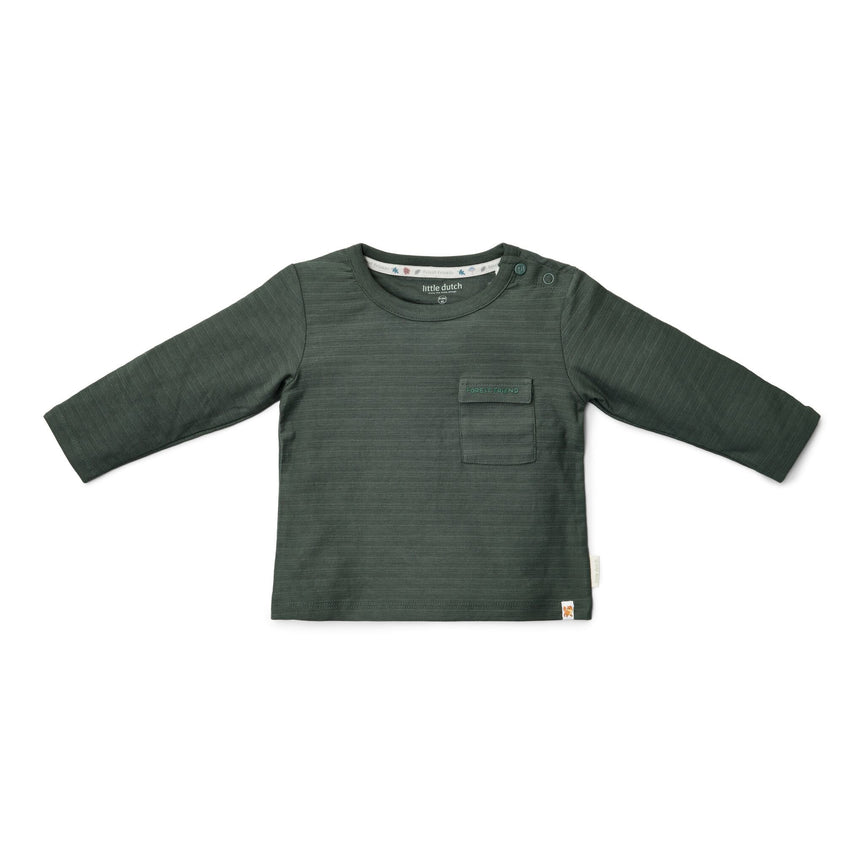 Chemise manches longues - Vert - Forest Friends  shirt-lange-mouw-groen-forest-friends