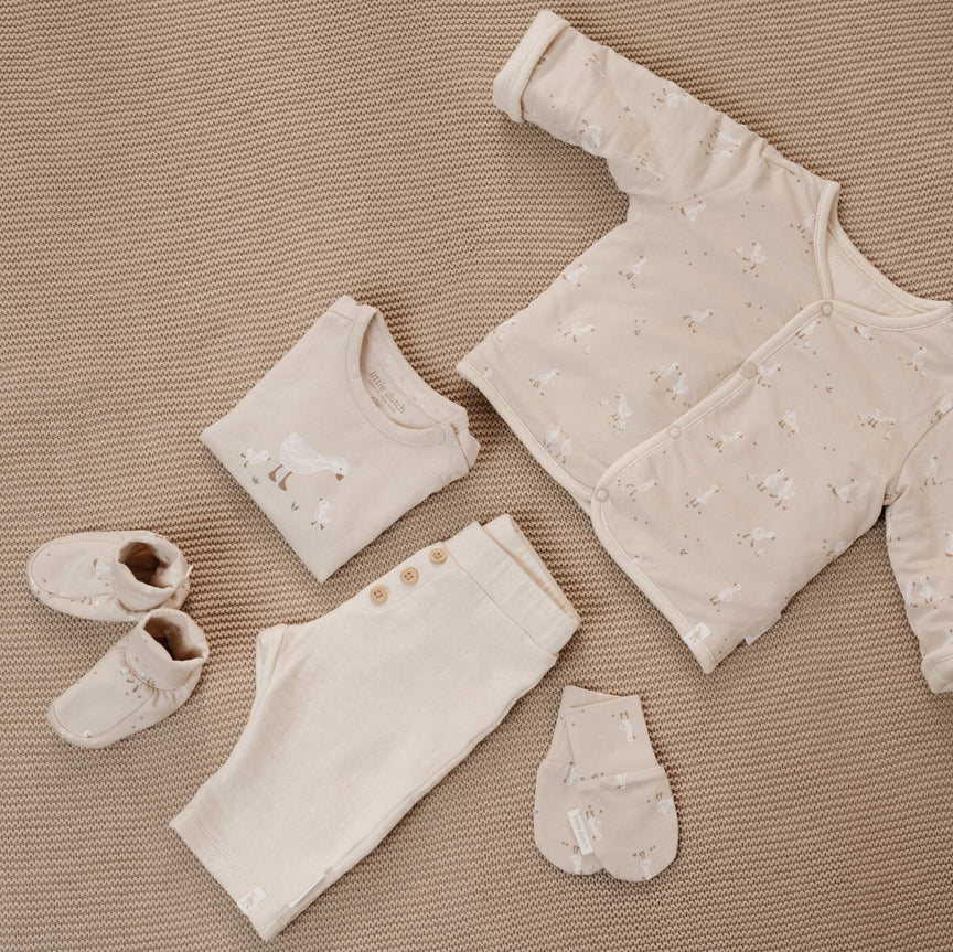 Crab mittens - Beige - Size one size - Newborn Naturals - Little Goose  krabwantjes-beige-maat-one-size-newborn-naturals-little-goose