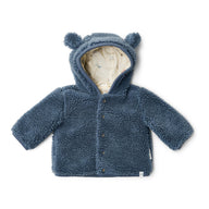 Veste en peluche – Bleu – Newborn Naturals