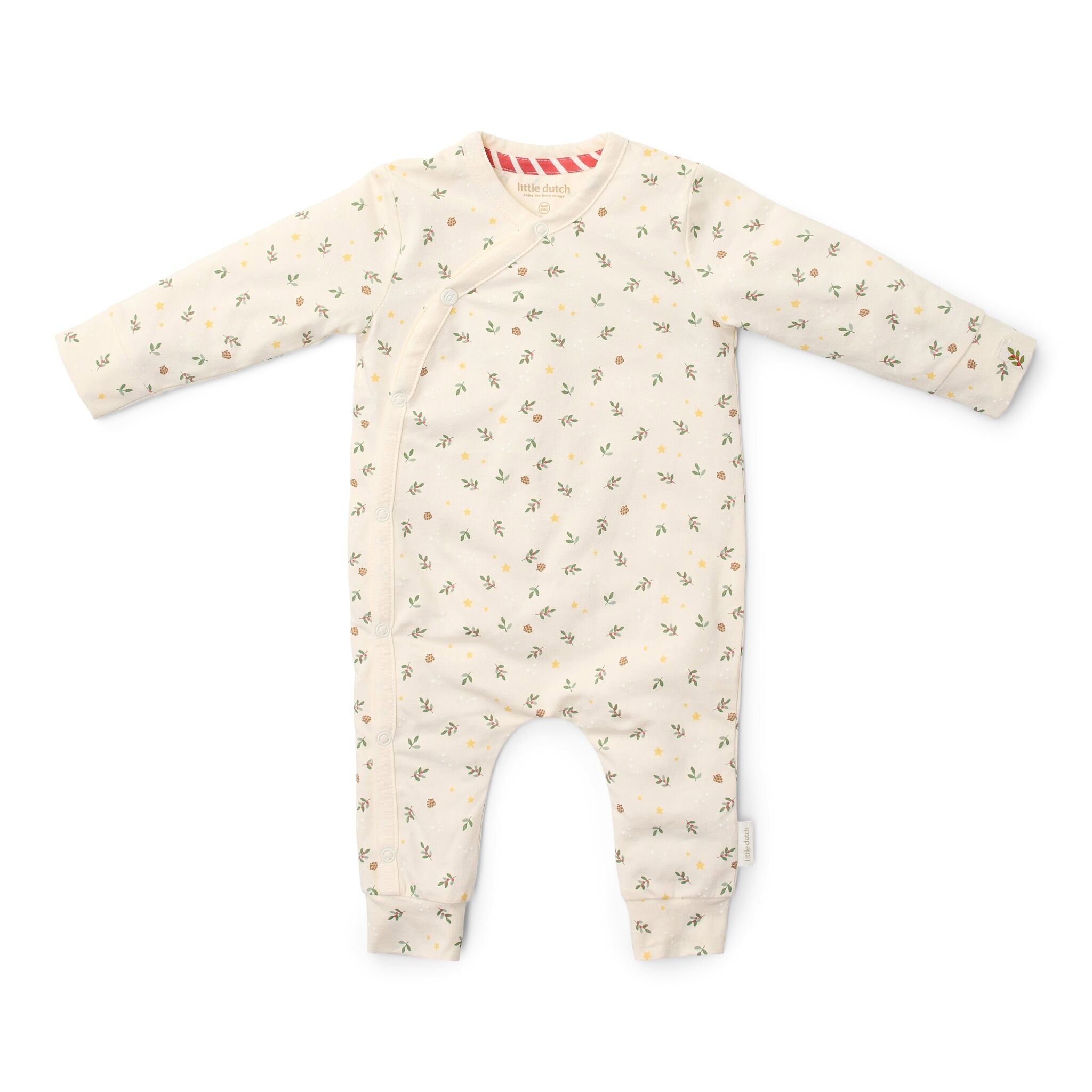 Eendelige kerst pyjama – Beige Eendelige kerst pyjama – Beige