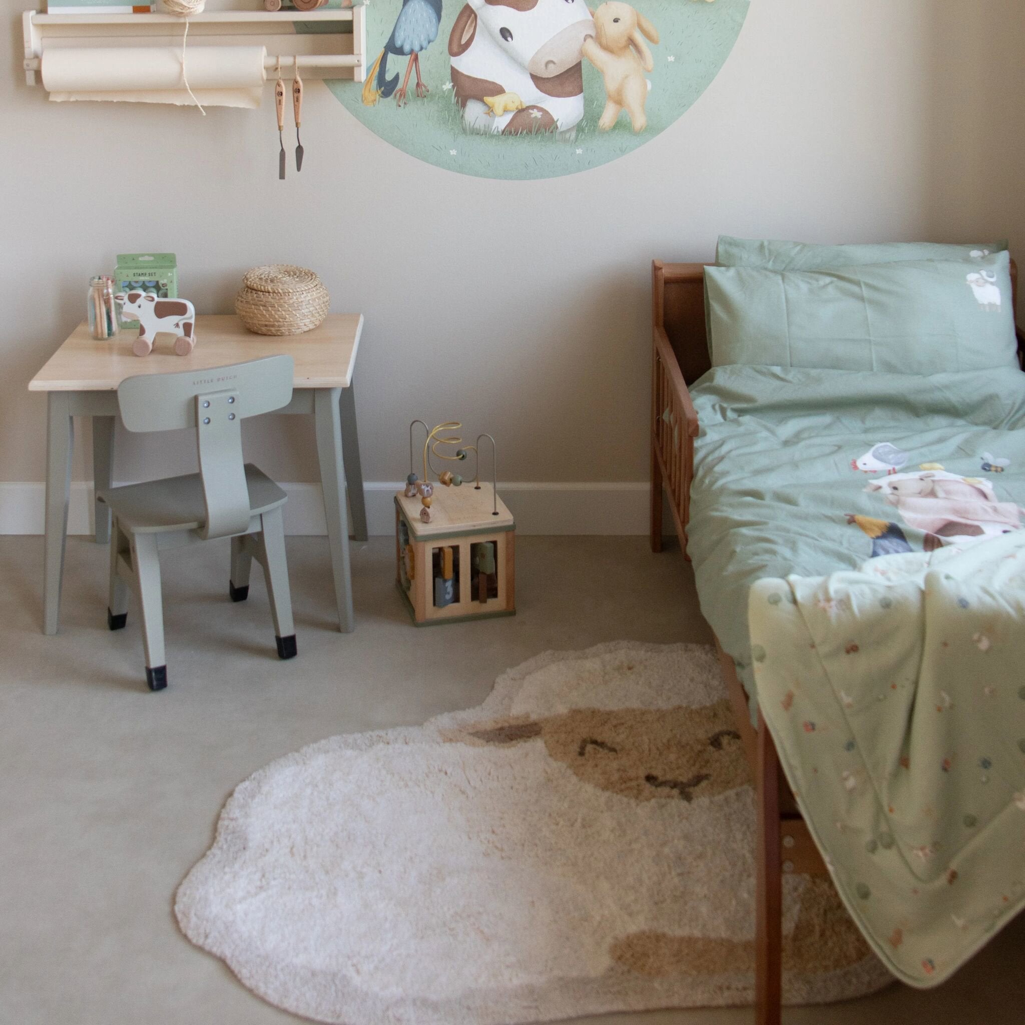 vloerkleed-schaap-wit-little-farm vloerkleed-schaap-wit-little-farm