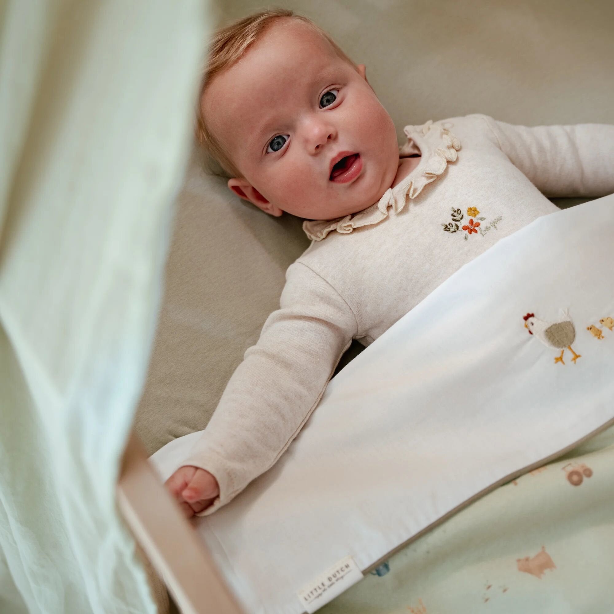 ledikantlaken-wit-little-farm-little-goose ledikantlaken-wit-little-farm-little-goose