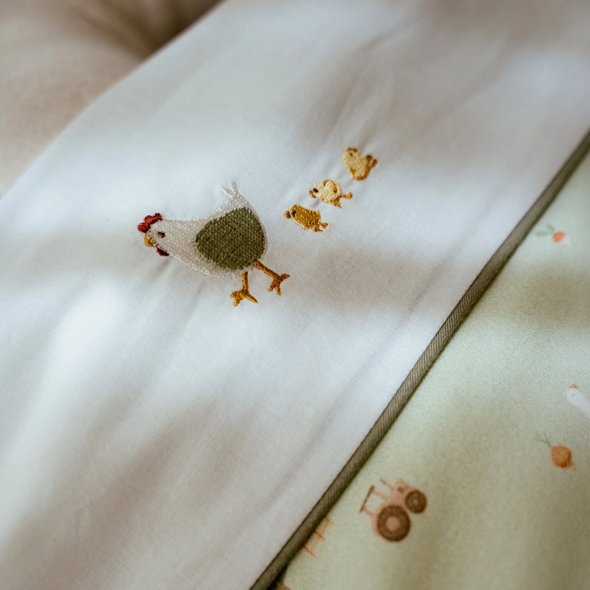 ledikantlaken-wit-little-farm-little-goose ledikantlaken-wit-little-farm-little-goose