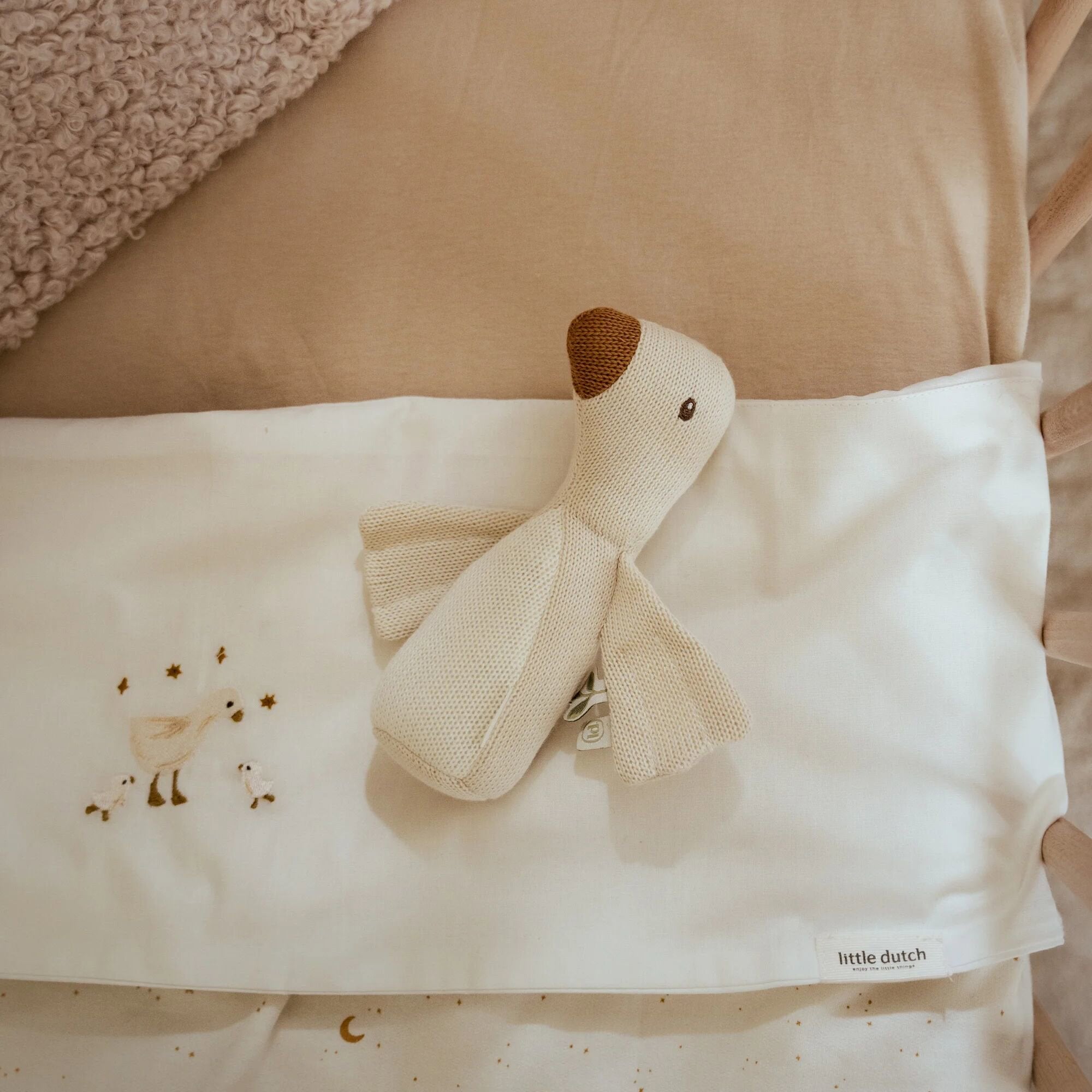 ledikantlaken-wit-newborn-naturals-little-goose ledikantlaken-wit-newborn-naturals-little-goose