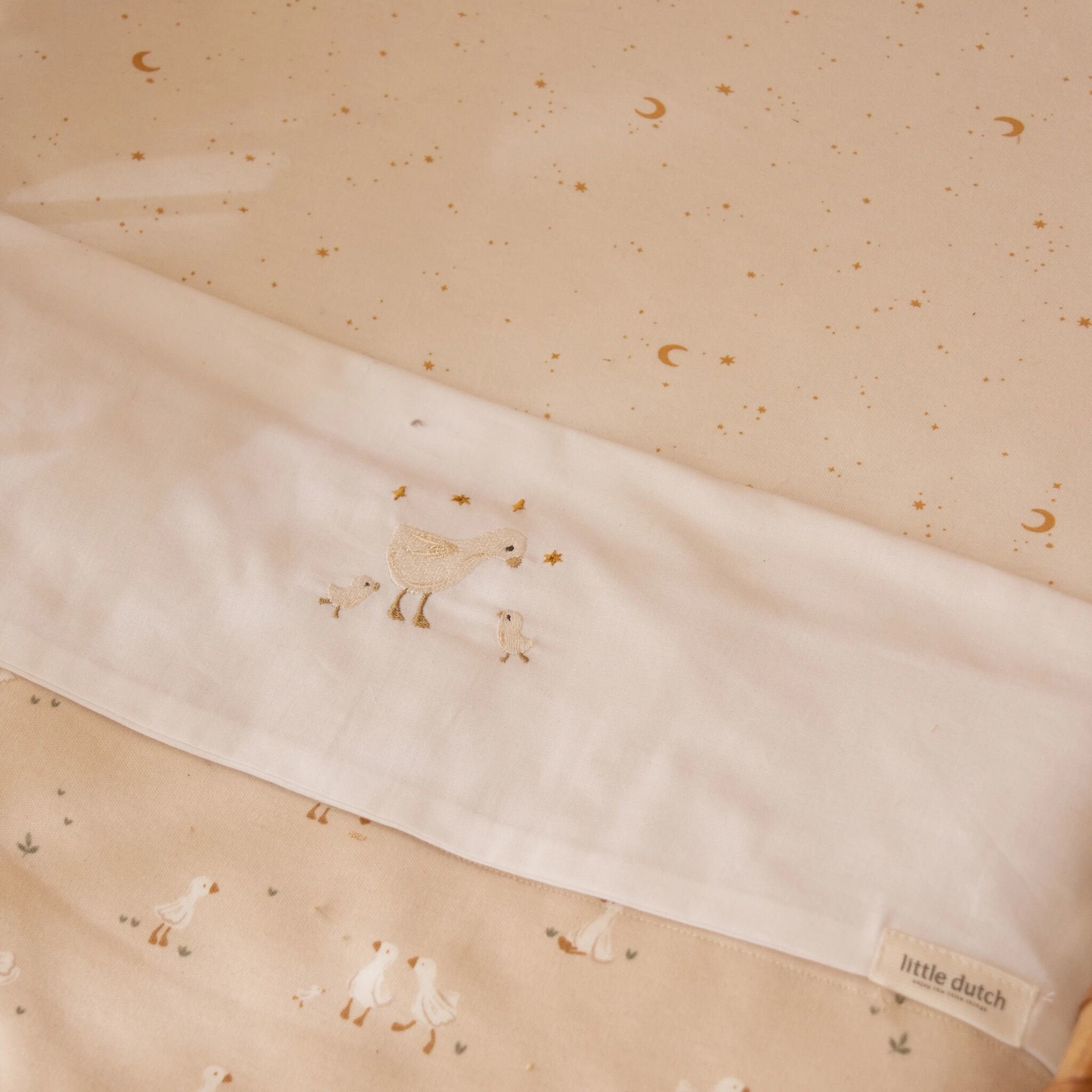 ledikantlaken-wit-newborn-naturals-little-goose ledikantlaken-wit-newborn-naturals-little-goose