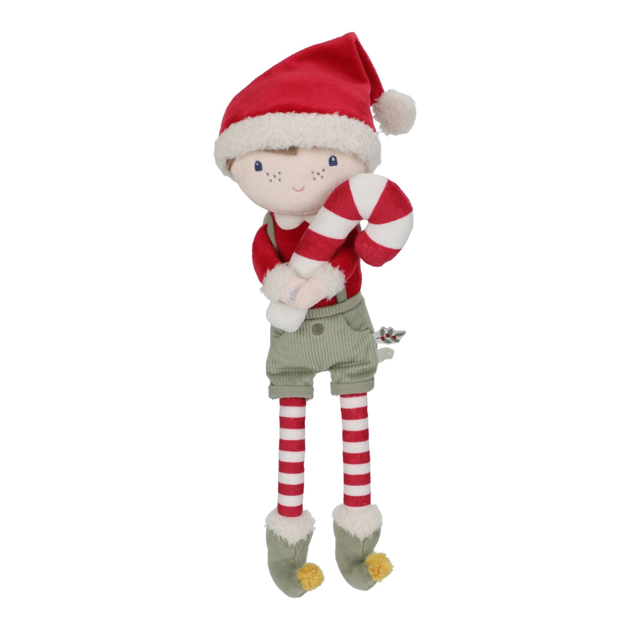 Weihnachtspuppe Jim Rot Weihnachten 35 cm Weiches Kuscheltier in Geschenkbox | Little Dutch Weihnachtspuppe Jim Rot Weihnachten 35 cm Weiches Kuscheltier in Geschenkbox | Little Dutch
