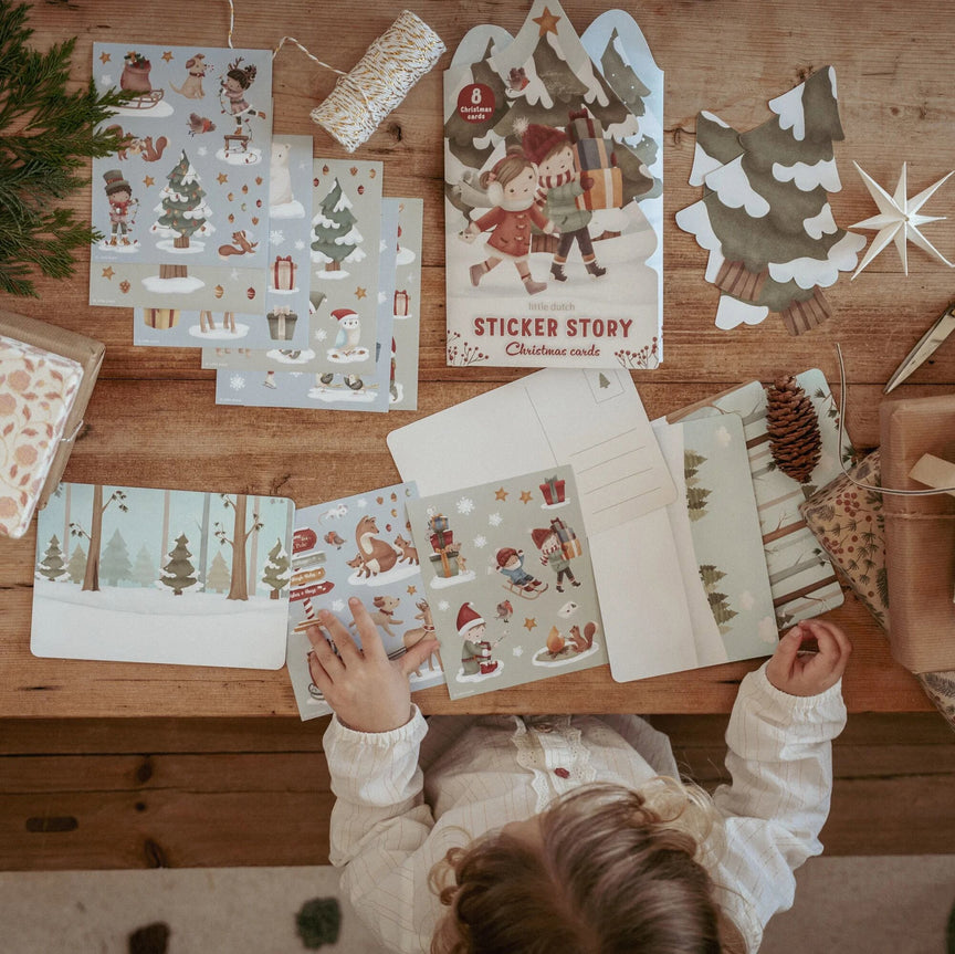 Sticker Christmas cards - Essentials  sticker-kerstkaarten