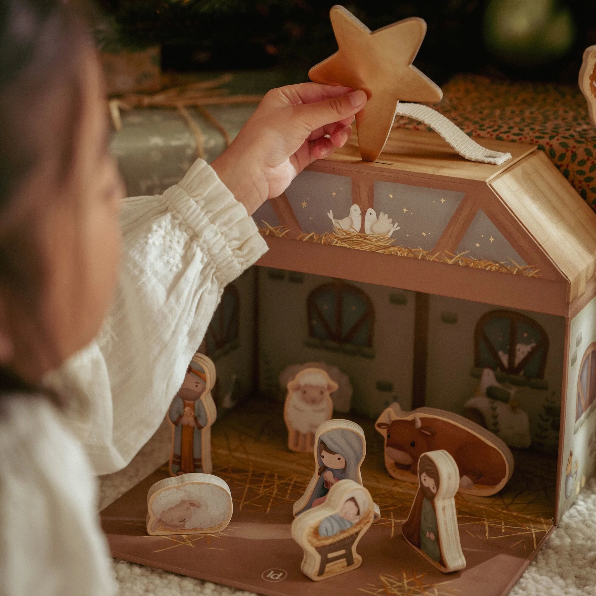 Kerststal speelkoffer Kerststal speelkoffer