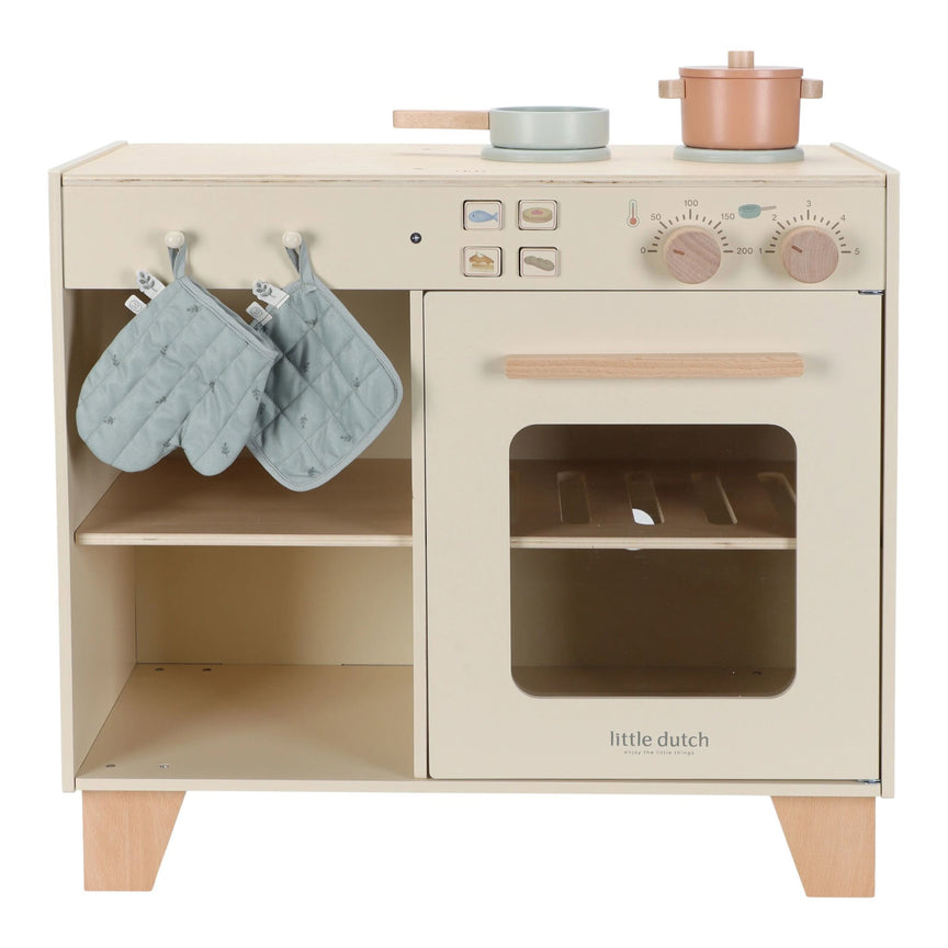 Cuisine en bois pour enfants – Essentials – Édition limitée  houten-kookstation-met-oven-en-fornuis