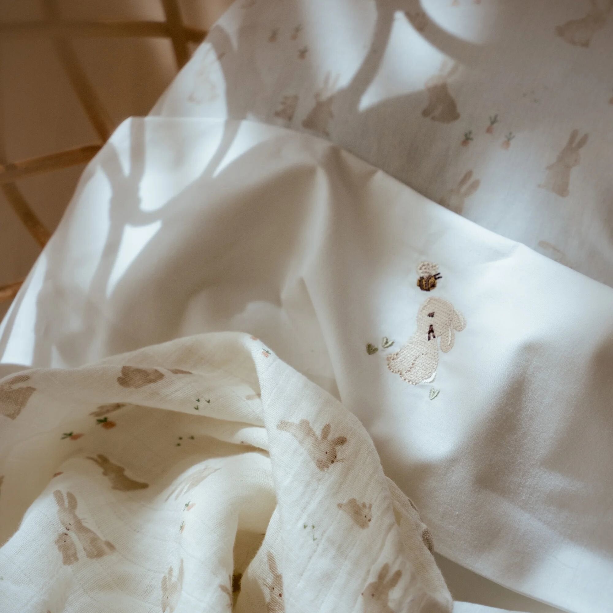 ledikantlaken-wit-newborn-naturals-baby-bunny ledikantlaken-wit-newborn-naturals-baby-bunny