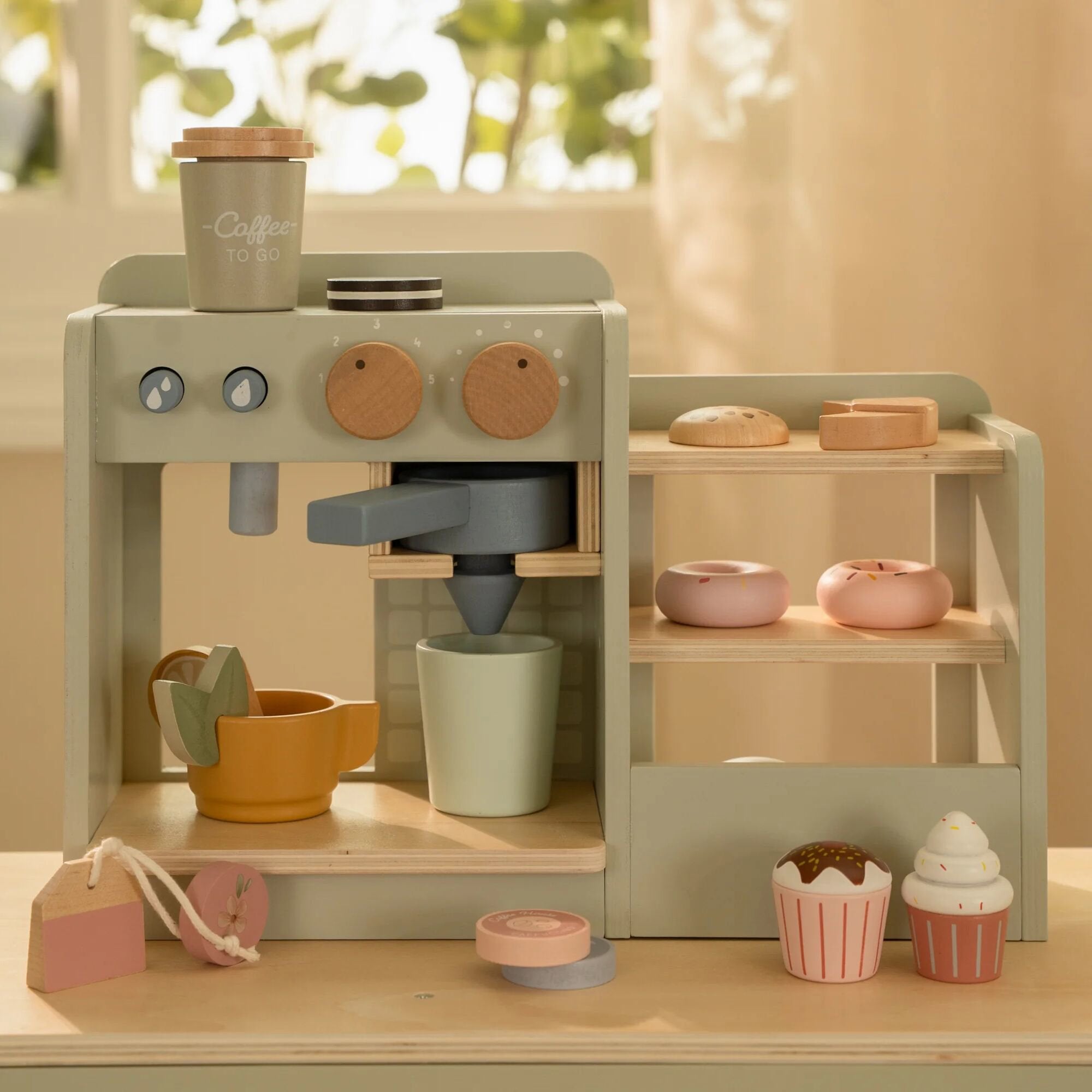 Toy coffee corner - Multicolored - Essentials  Toy coffee corner - Multicolored - Essentials