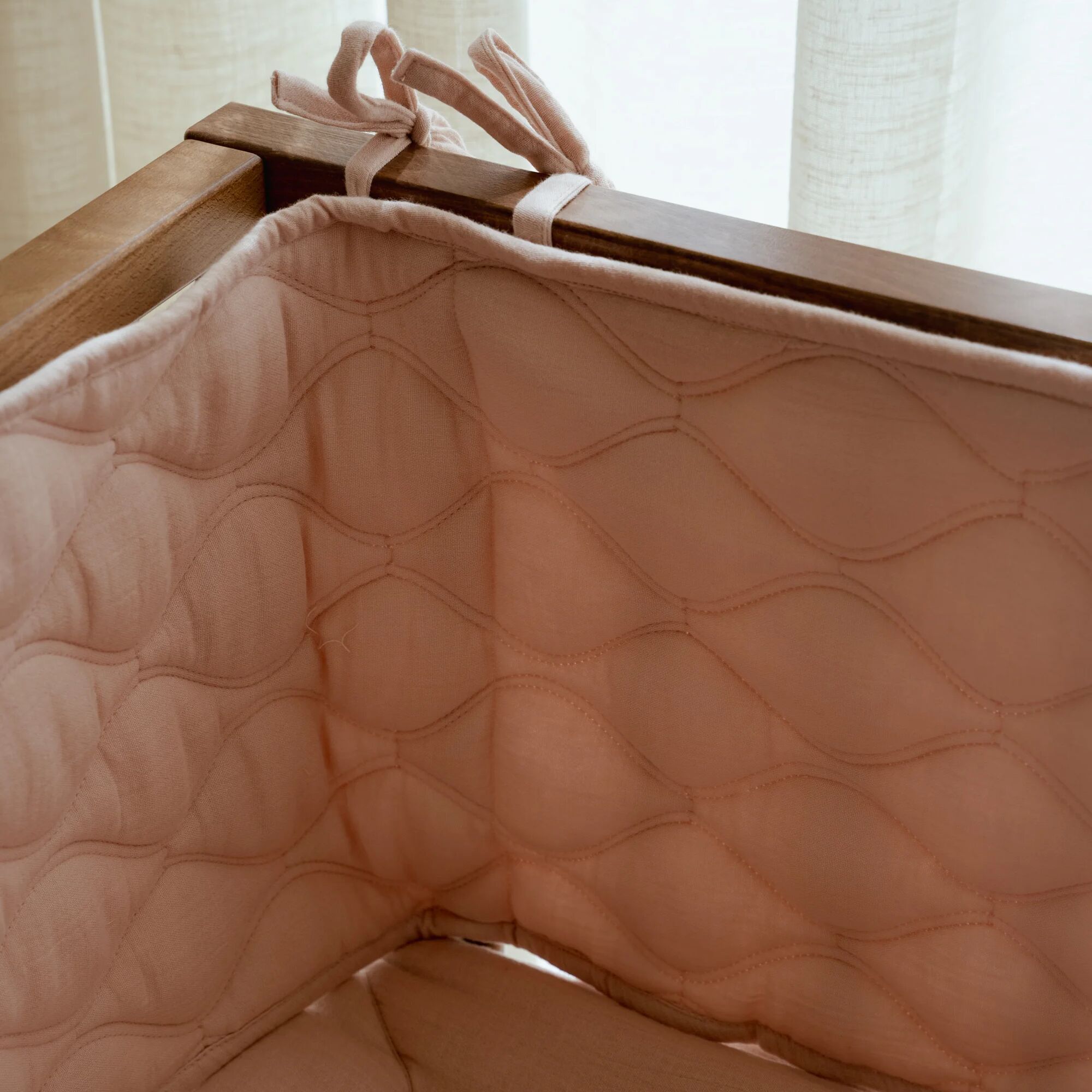 Crib bumper - Pink - Essentials  Crib bumper - Pink - Essentials