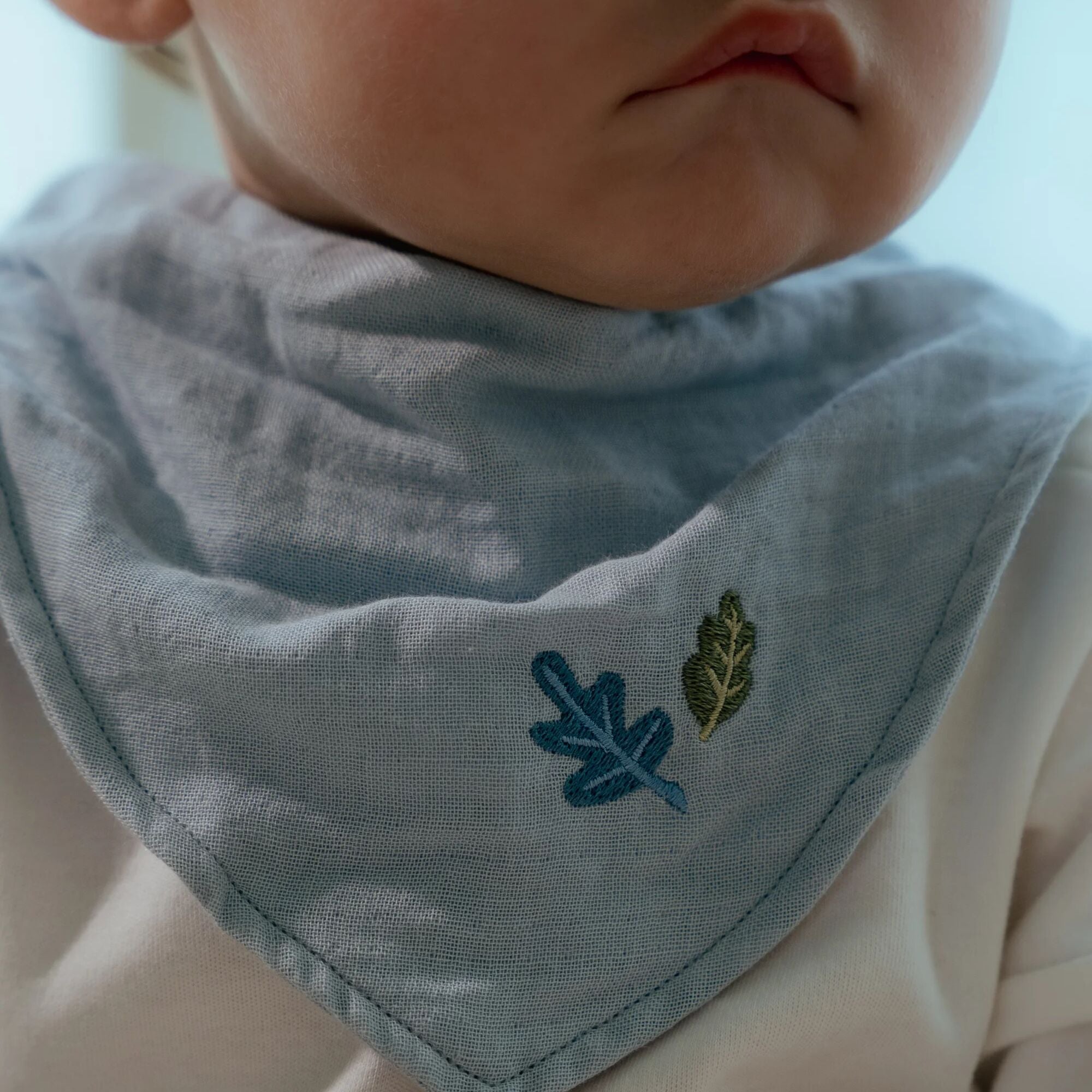 2-pack bandana bib - Blue - Essentials  2-pack bandana bib - Blue - Essentials