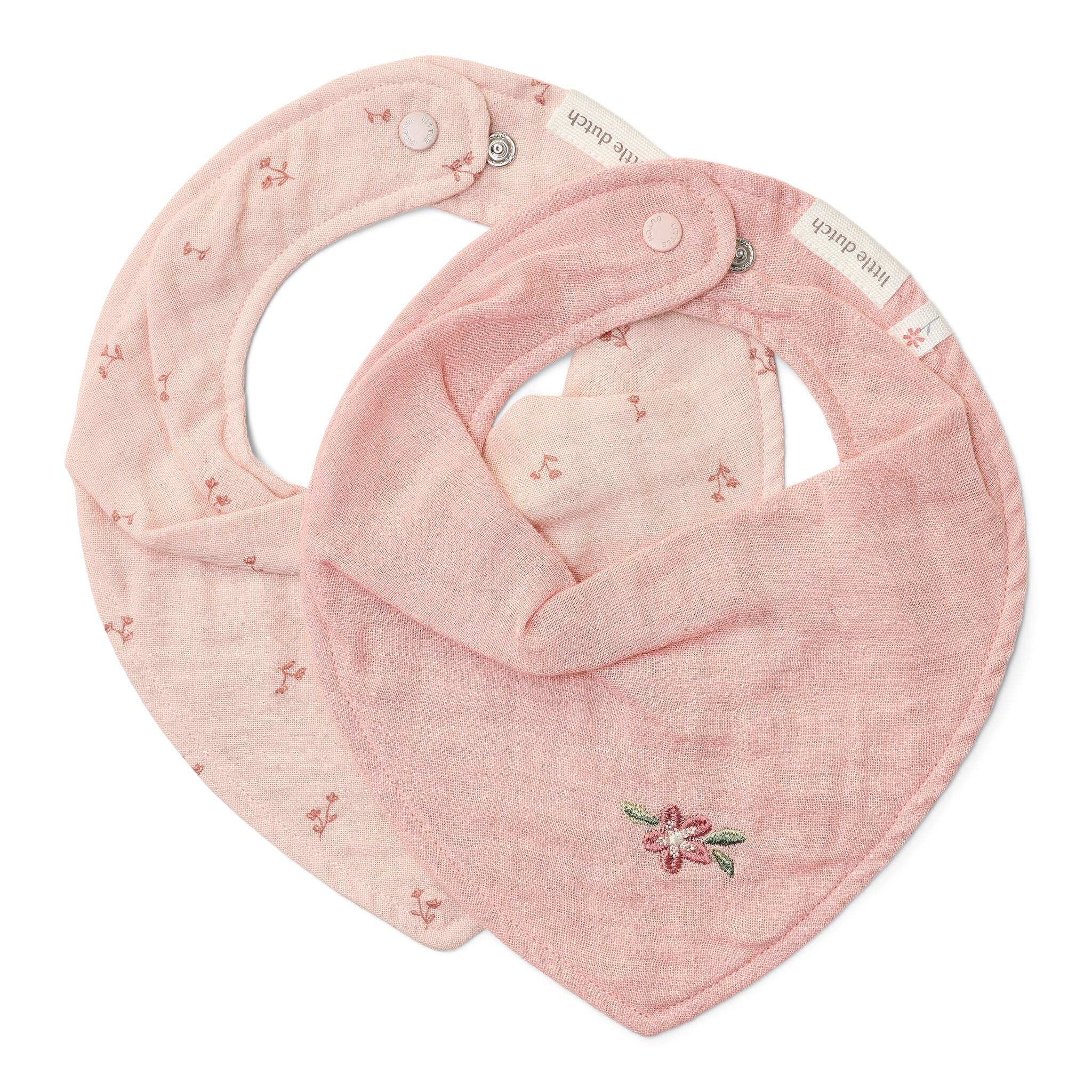 2-pack bandana bib - Pink - Essentials  2-pack bandana bib - Pink - Essentials