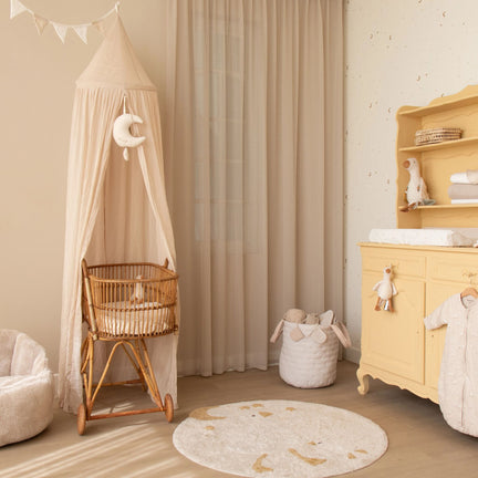 Tapis rond - Blanc - Newborn Naturals - Little Goose  vloerkleed-rond-wit-newborn-naturals-little-goose