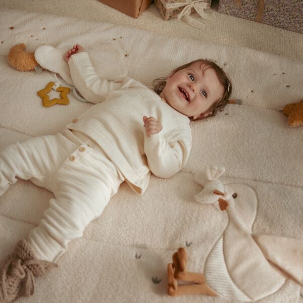 Boxdecke - Weiß - Newborn Naturals  boxkleed-newborn-naturals