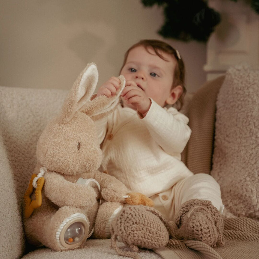 Doudou d'activités Lapin - Sable - Bébé Lapin  activiteitenknuffel-baby-bunny