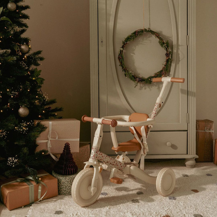 4 en 1 tricycle de blanc 4-in-1-driewieler-off-white