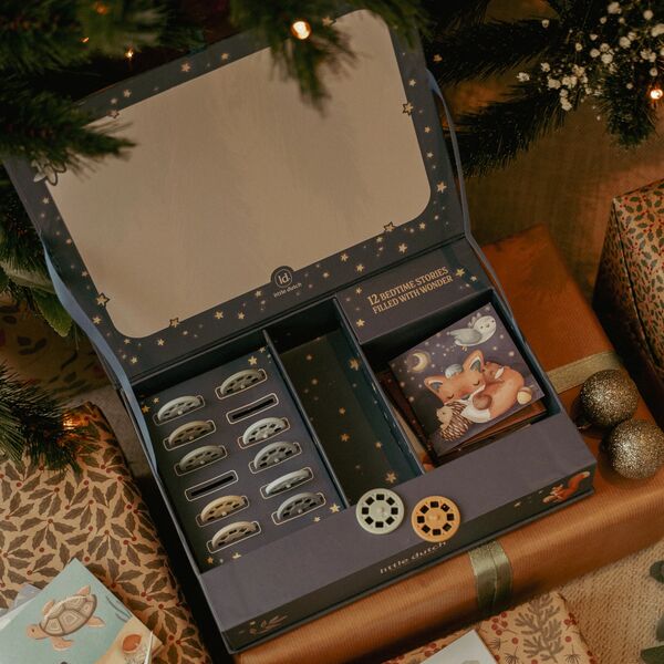 Projecteur d'histoires lampe de poche - Bleu  verhalen-projector-zaklamp-blauw