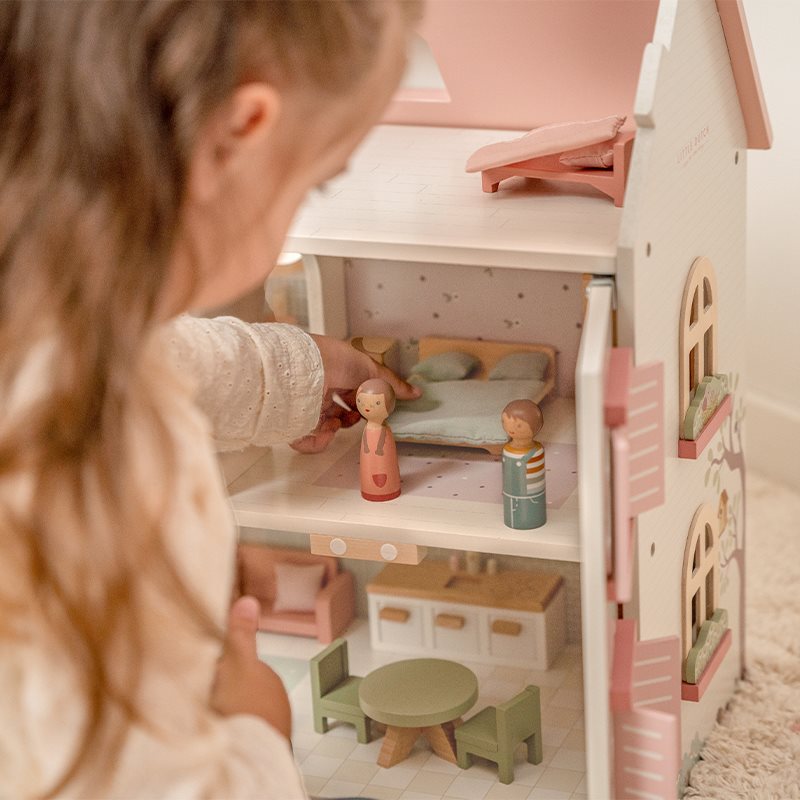 Wooden dollhouse