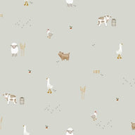 Échantillon de papier peint intissé Little Farm 
