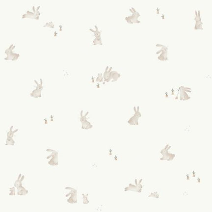 Behangstaal vliesbehang Baby Bunny