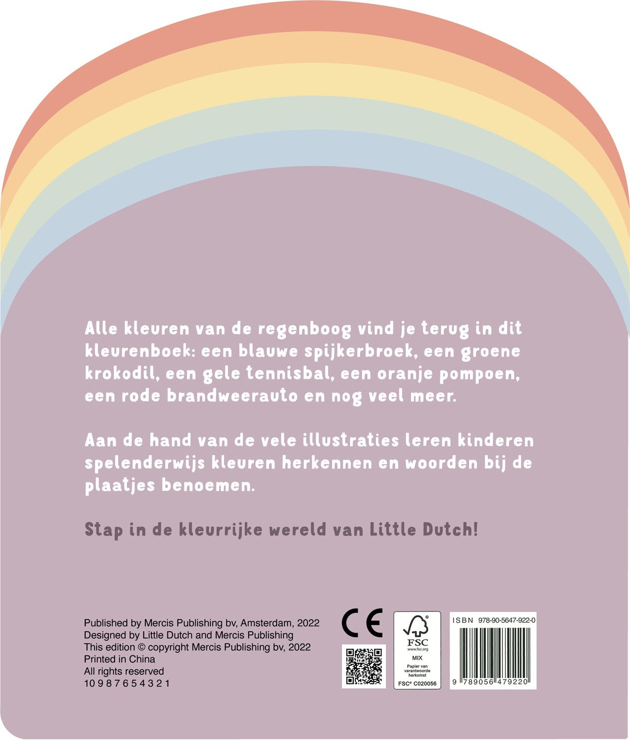 Children's book Rainbow Color Book