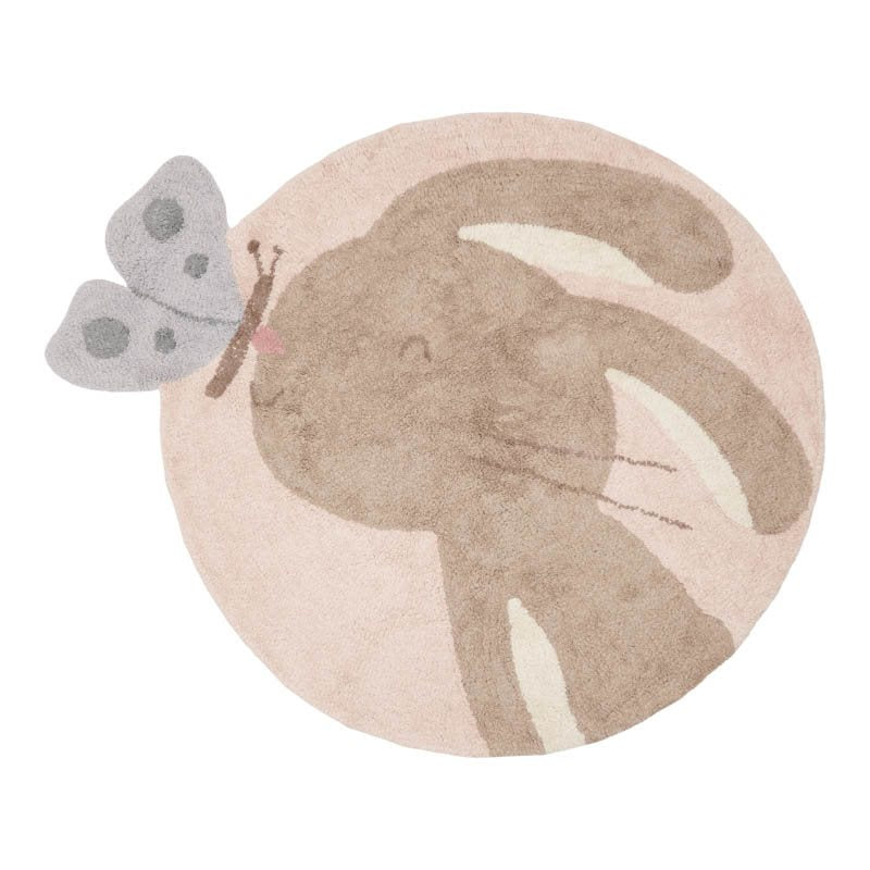 Rug lapin - diamètre 110 cm