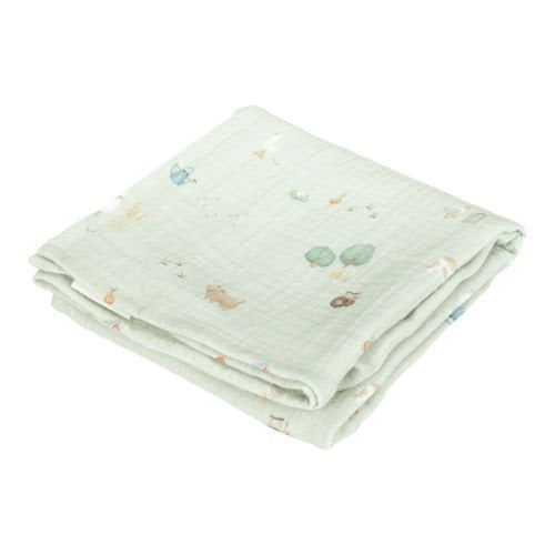 Swaddle - Groen - Maat 70 cm - Little Farm