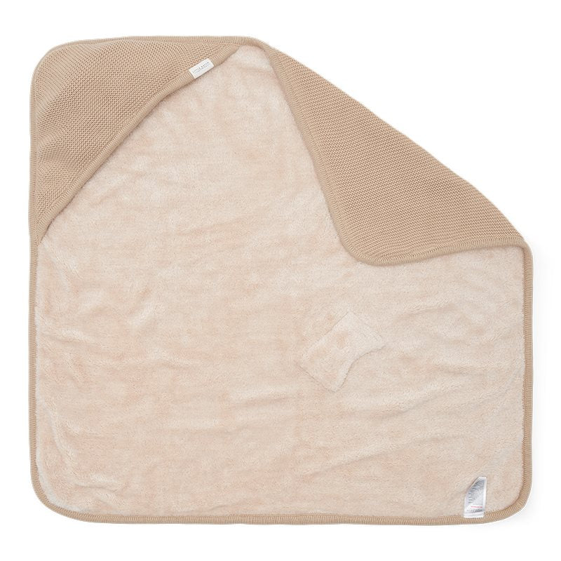 Gebreide omslagdoek Beige