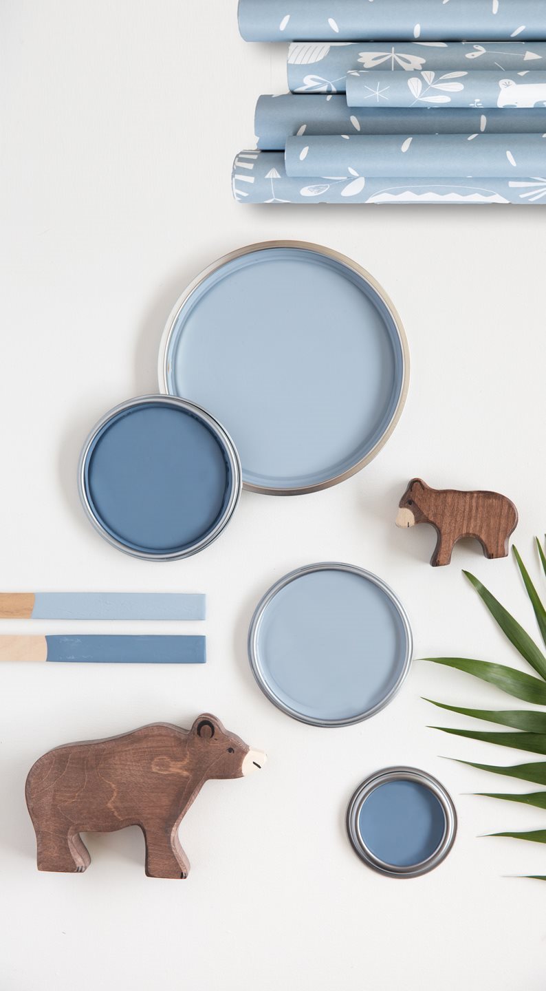 Wall paint Extra matte pure blue