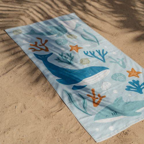 Bath towel Ocean Dreams Blue