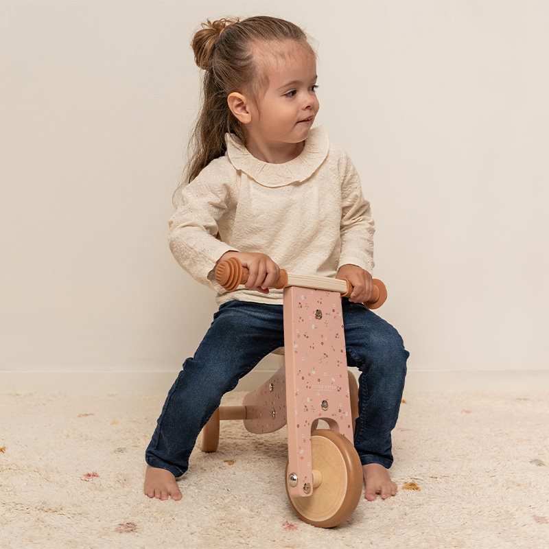 Wooden tricycle pink