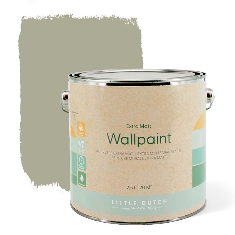 Wall paint Extra matte pure olive