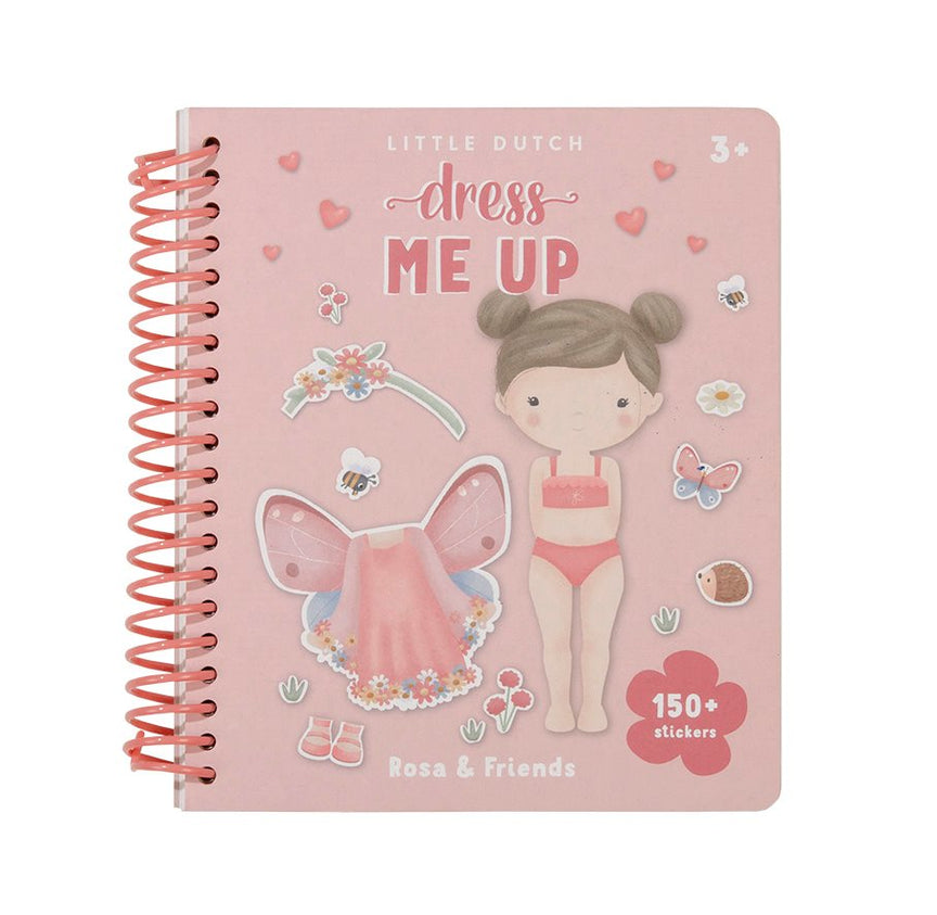Aankleed- en stickerboek Rosa & Friends