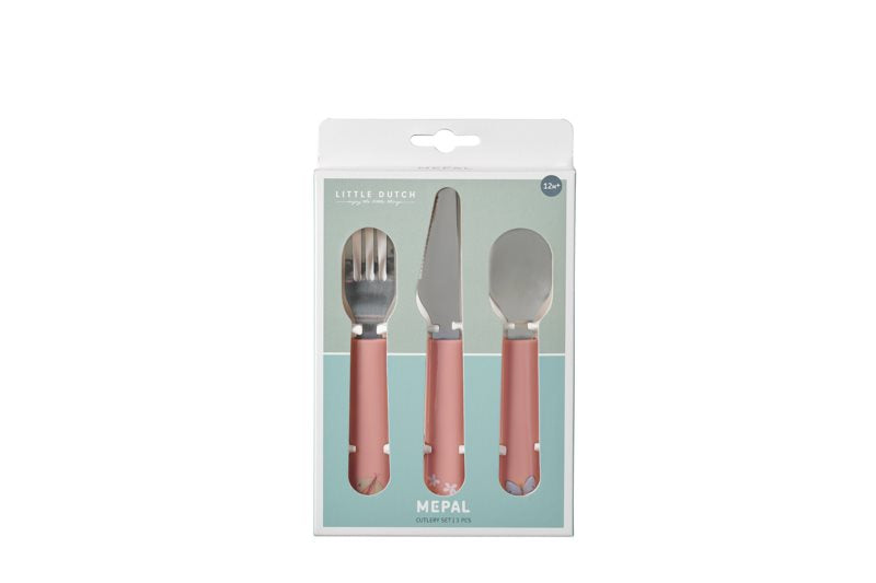 Children's cutlery set Flowers & Butterflies