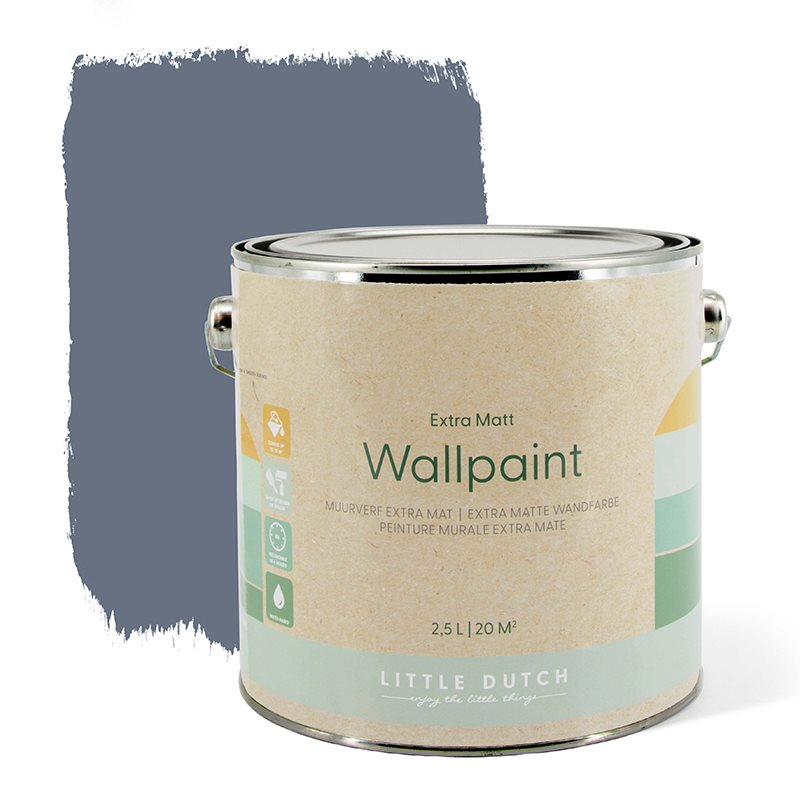 Wall paint Extra matte pure blue