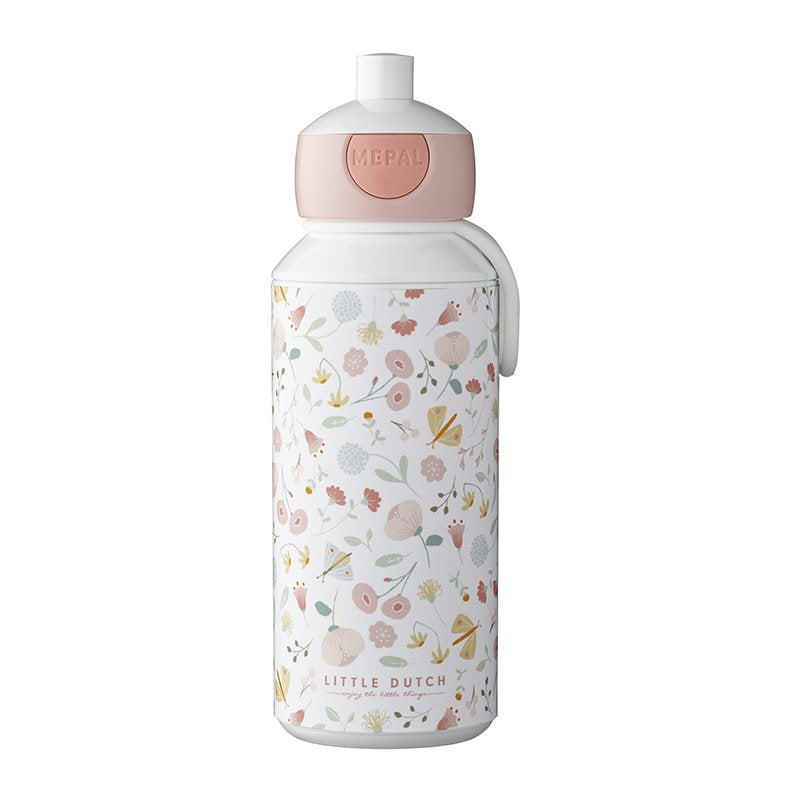 Drinking bottle pop-up 400 ml flowers & Butterflies