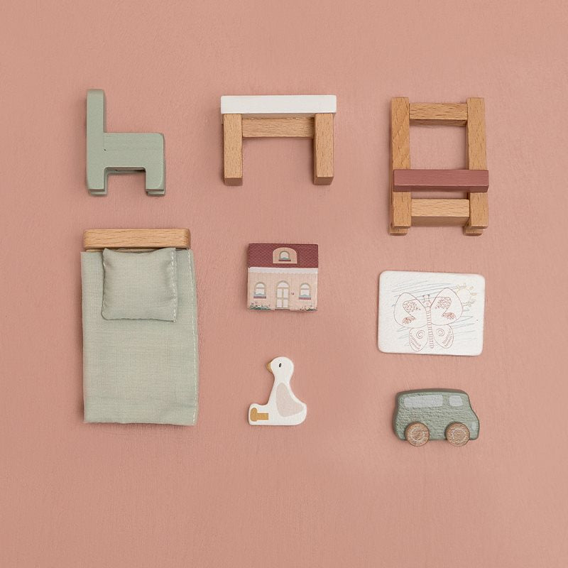 Suppleset dollhouse nursery