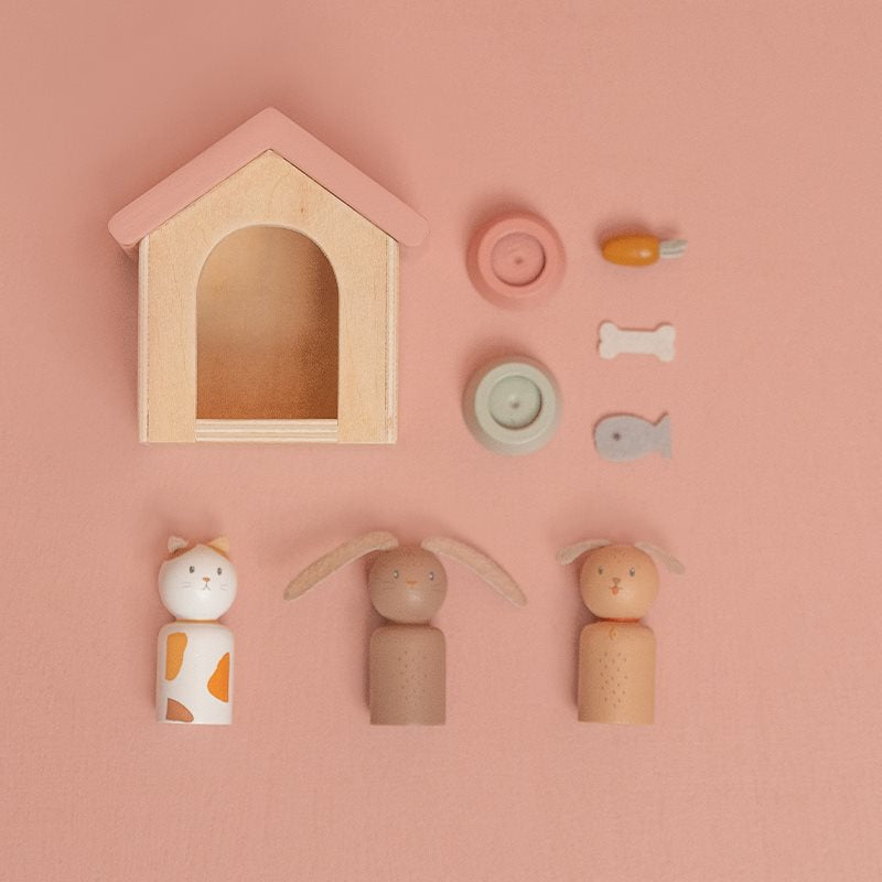 Suppleset dollhouse pets