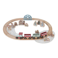 Wooden train track Christmas