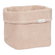 Knitted commodion basket Klein Beige