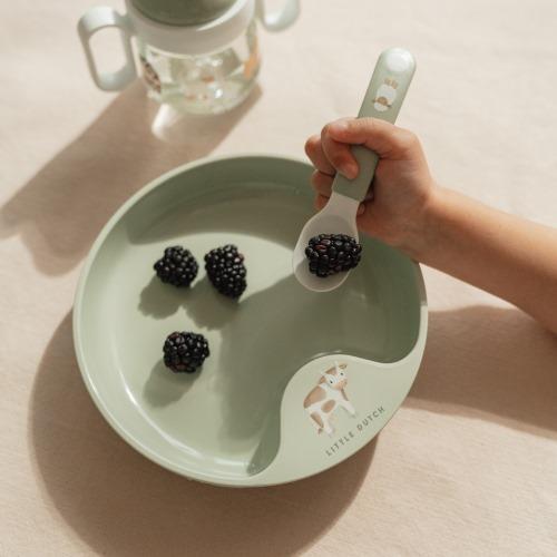 Set babyservies - Groen - Little Farm